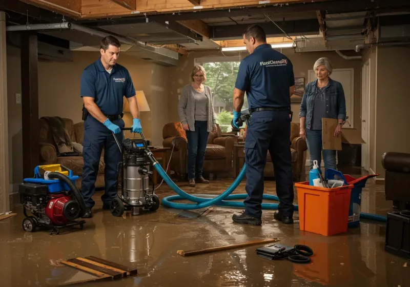 Basement Water Extraction and Removal Techniques process in Stratford, CT